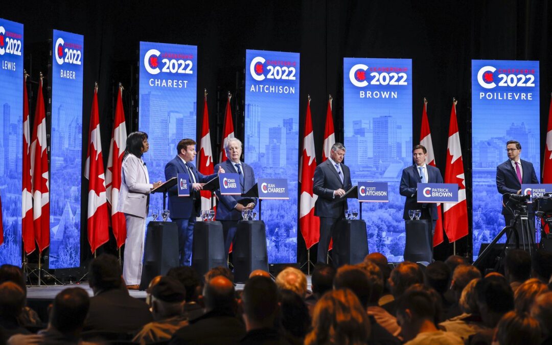 Conservative debate: Poilievre fends off attacks, promises to fire Macklem