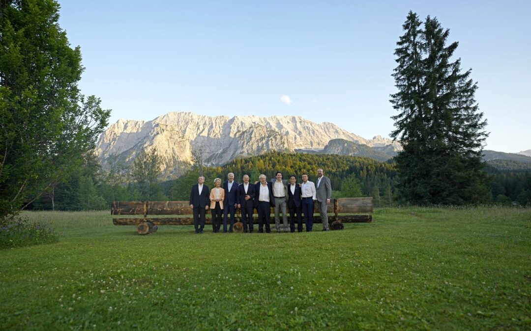 G-7 leaders pledge work on climate change