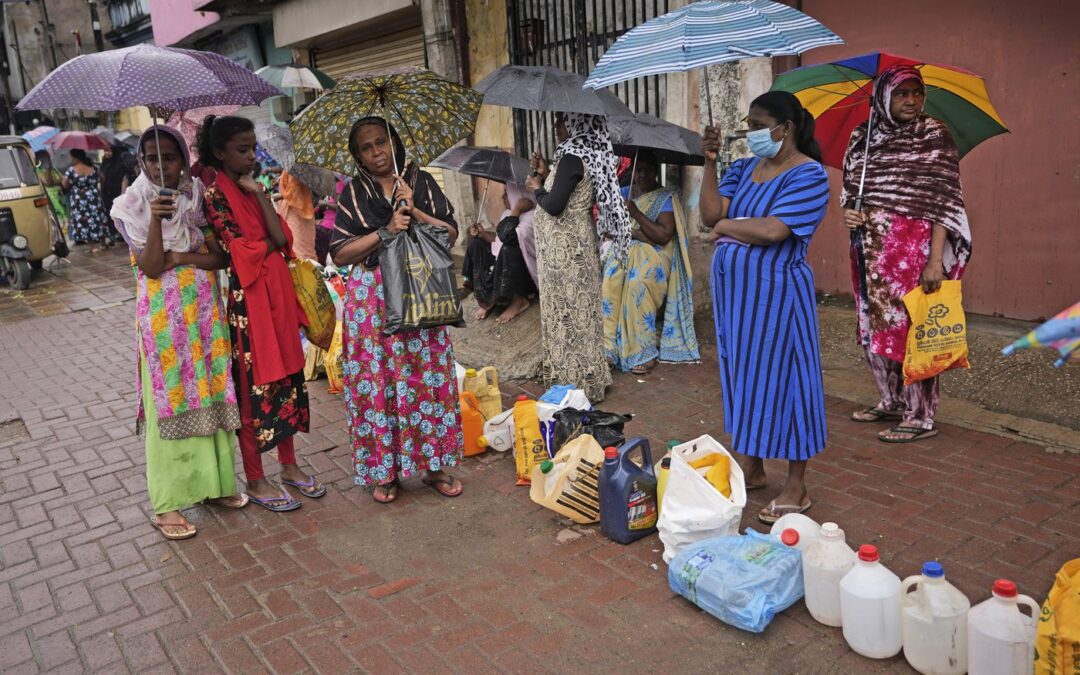 Sri Lanka PM says economy ‘has collapsed,’ unable to buy oil