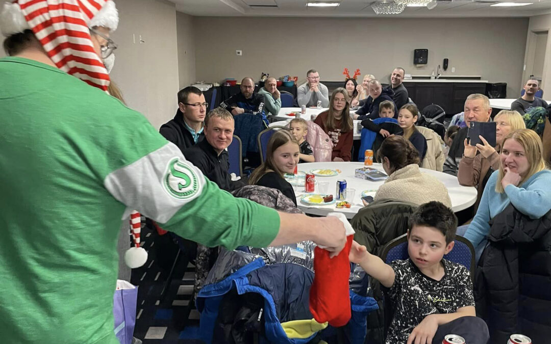 Ukrainian Christmas, in Canada, for refugees who have fled here