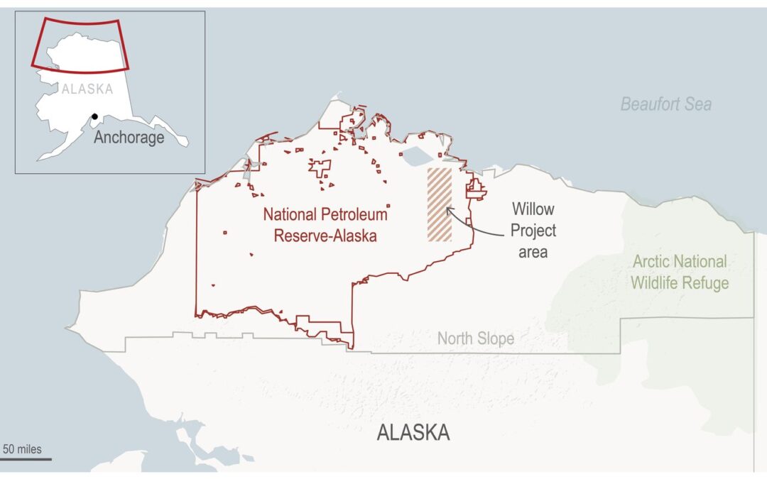 Biden OKs major Willow oil drilling in Alaska over protests