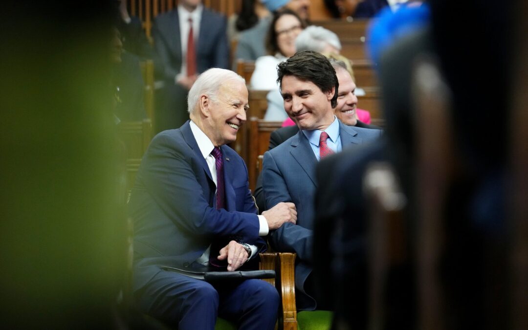 Biden and Trudeau focus meetings on continental security, climate change