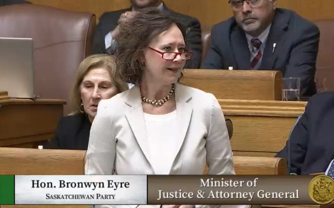 Eyre elaborates on Sask First Act tribunal, and NDP speaks warmly of its members