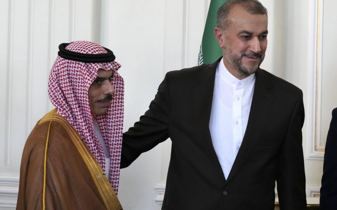 Saudi foreign minister in Iran as part of restoration of diplomatic ties after a 7-year rift