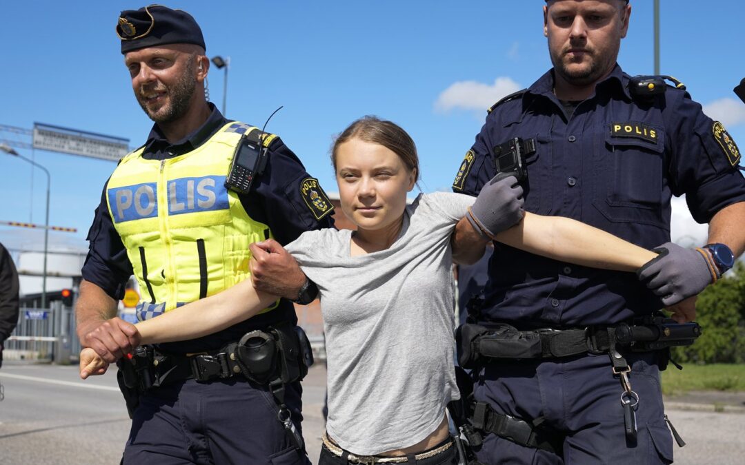 Greta Thunberg defiant after Swedish court fines her for disobeying police during climate protest
