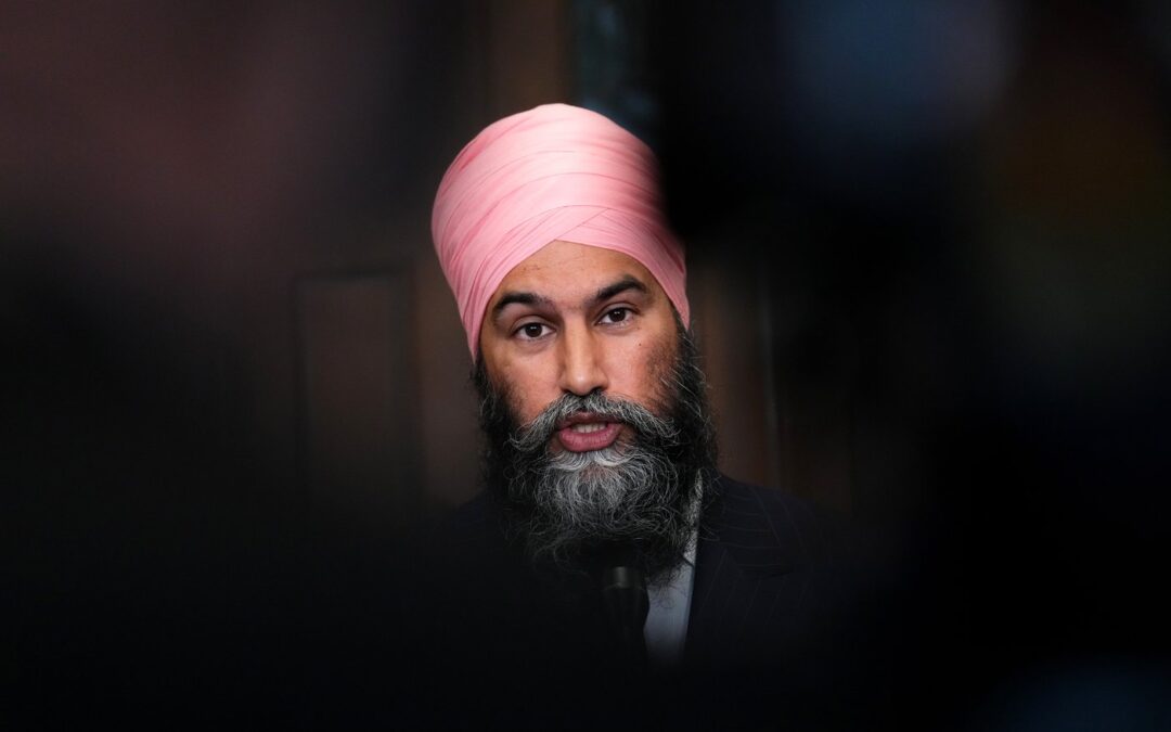 Singh joins Alberta NDP in push for 2035 net-zero grid, while Sask. NDP wants 2050