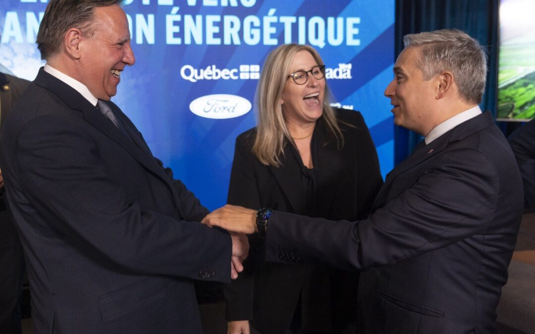 Ford announces $1.2B EV battery material plant with funding from Quebec, feds