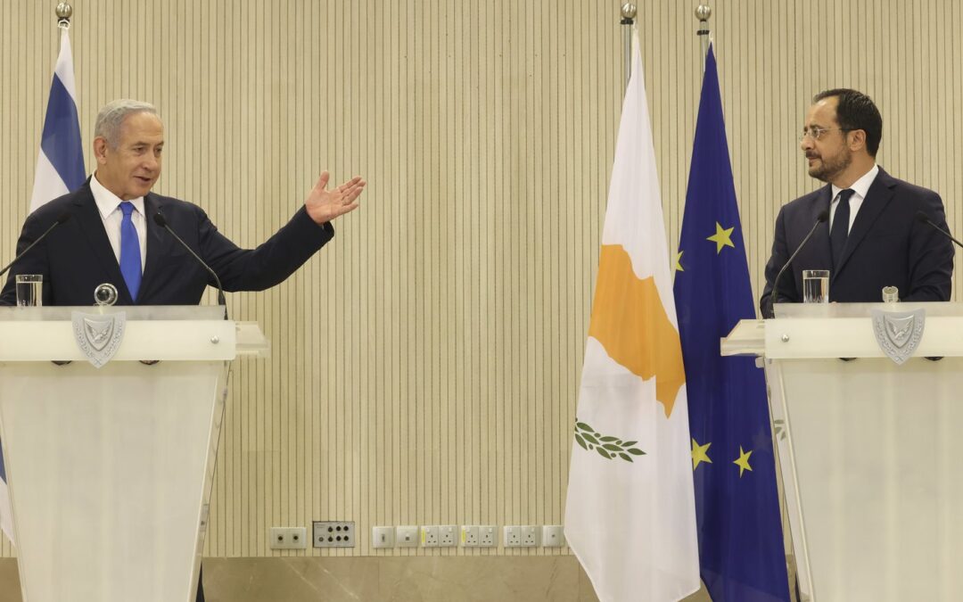 Israel’s prime minister pitches fiber optic cable idea to link Asia and the Middle East to Europe