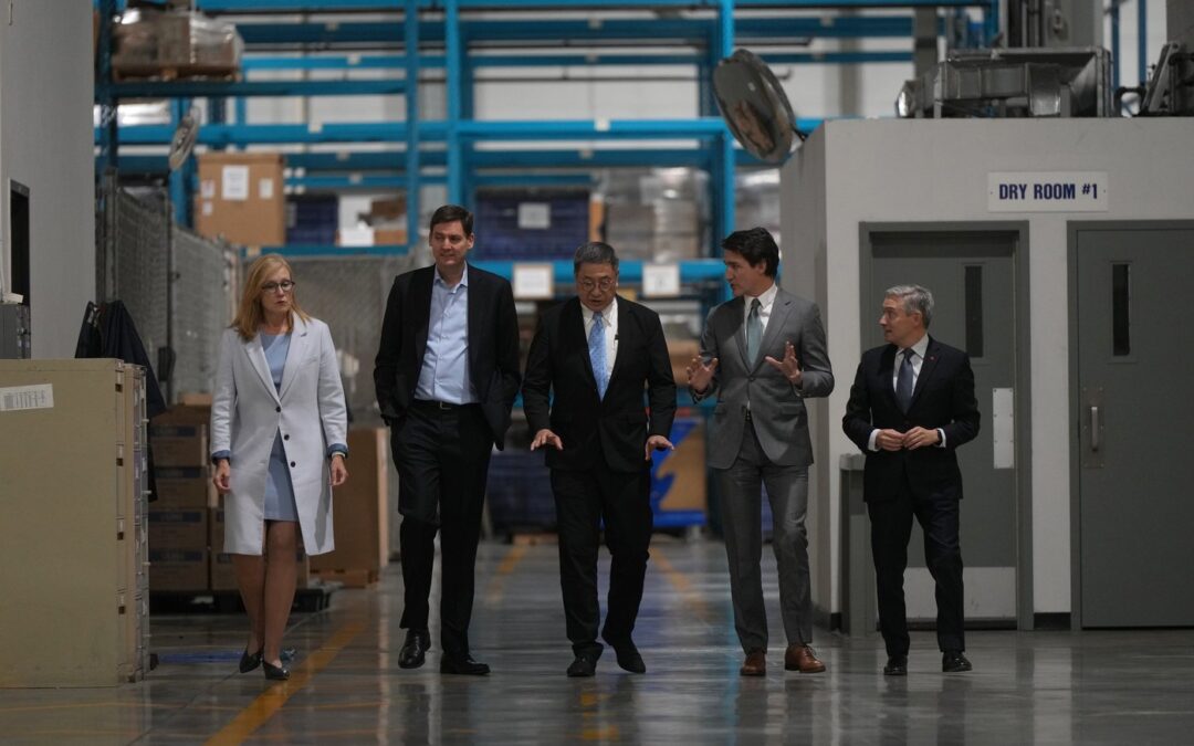 Trudeau, Eby announce $1-billion battery plant in Maple Ridge, B.C.