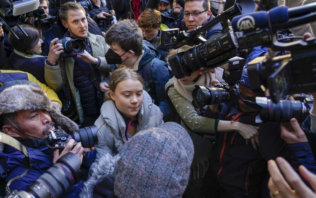 Greta Thunberg denies public order offense after she was arrested at a London protest