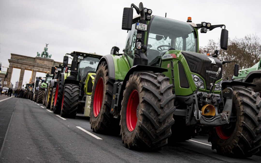 Germany’s government waters down a cost-cutting plan that infuriated the country’s farmers