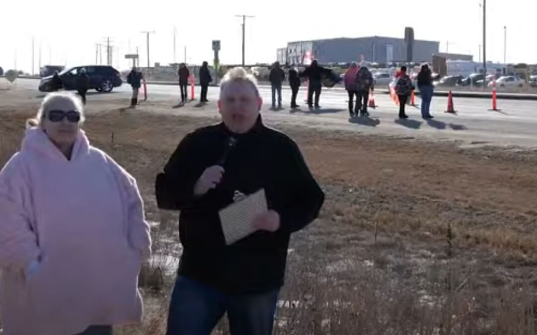 End the carbon tax demonstration in Lloydminster