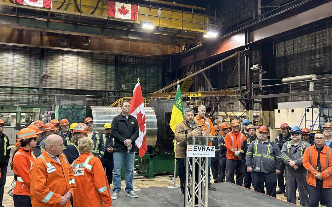 SaskPower and SaskEnergy orders buoy EVRAZ during tariff war