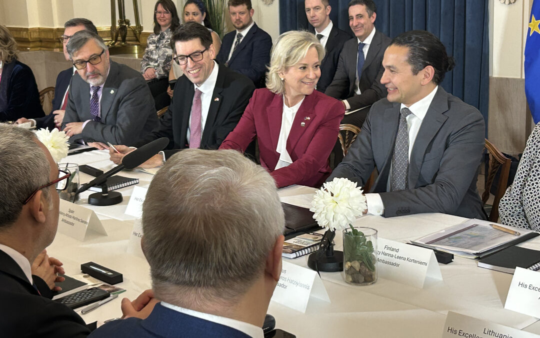 Manitoba premier touts increased trade with Europe, possible second Hudson Bay port