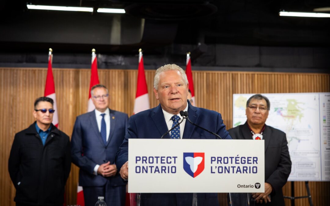 Now Ontario is conducting a feasibility study for an east-west pipeline