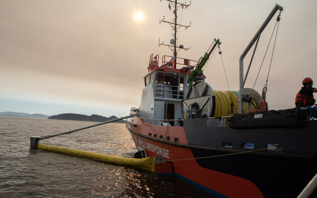 Western Canada Marine Response Corporation exercised off Vancouver Island last month