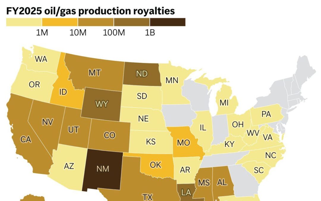 Trump’s push to make oil drilling cheap again squeezes some states more than others