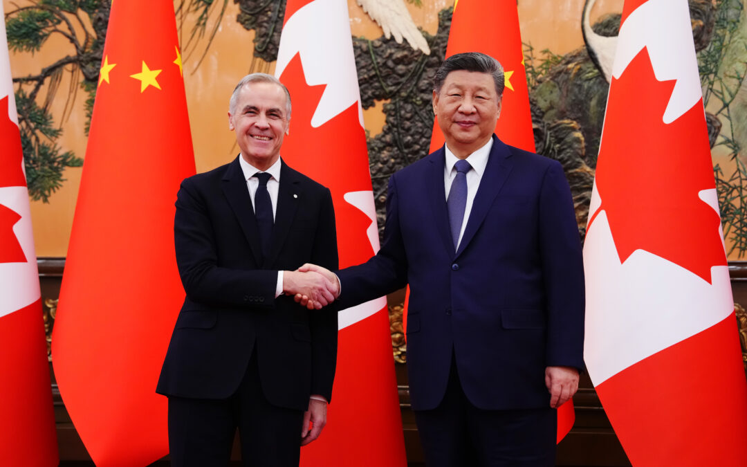 Carney reaches ‘landmark’ tariff quota deal with China on EVs, canola