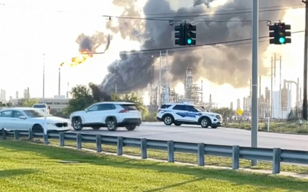 Fire out and shelter-in-place order is lifted after oil refinery explosion near Texas coast